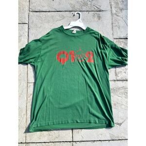 Q102 Texas Best Rock Vintage Single Stitch Christmas T Shirt - Great Condition